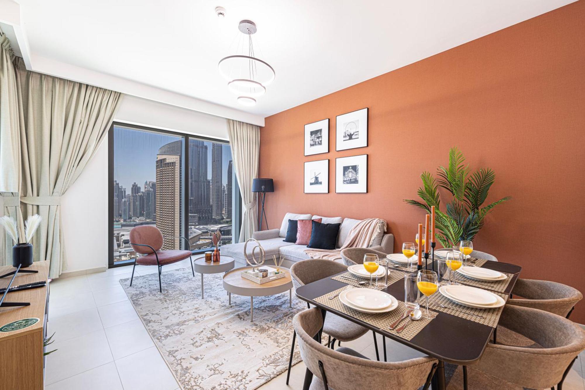 Apartment Terrahome Downtown Views 2 Walk To Mall Dubai